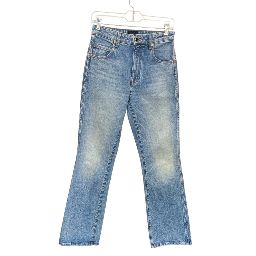 Khaite Vivian Light Blue Straight Leg Jeans 27